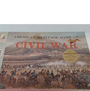 RARE !  OLD VINTAGE AMERICAN HERITAGE GAME OF THE CIVIL WAR